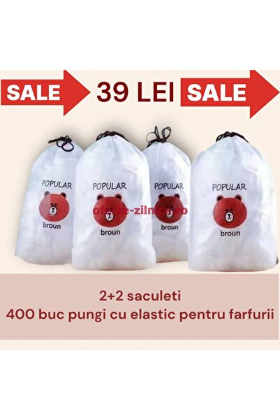 China Made Elastic Bags for Plates – Set of 400 Pieces