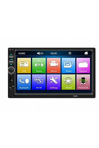 OEM Player auto 7010B radio MP5 bluetooth ecran 7 ecran tactil USB AVI