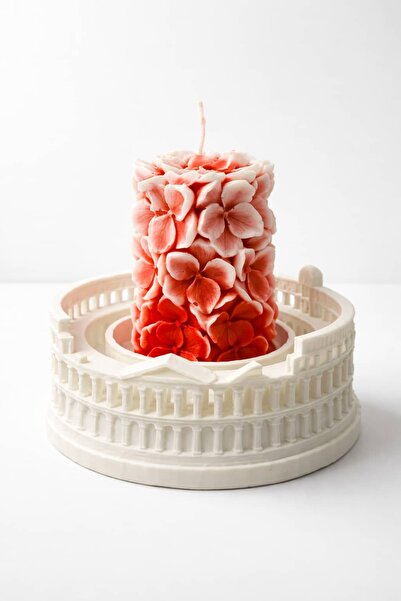 Atelye.store Colosseum Temalı Dekoratif Mum Tutacağı ve Mum