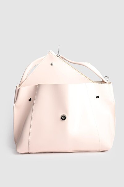 Store حقيبة يد نسائية من الجلد من ماركة جيري موديل مع حقيبة مكياج