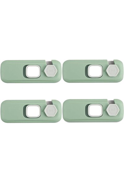 Bukela قفل أمان للأطفال - عبوة من 4 قطع - أخضر زمردي * 4