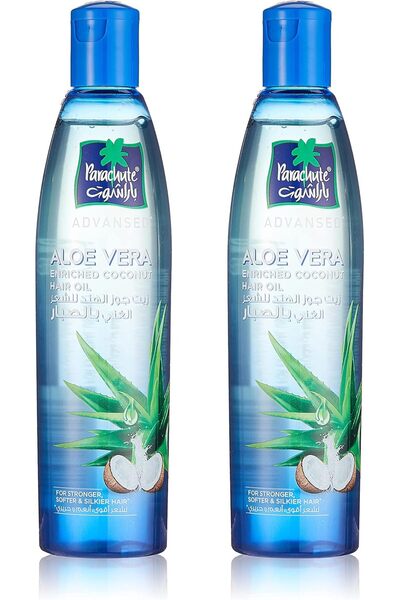Parachute Advansed Aloe Vera Enriched Coconut Hair Oil For Women, 2 x 250 ml