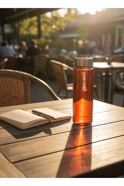 Nohiko 550 ml Glass Water Bottle – Premium Lid Glass Flask |   Leak-Proof & Bpa Free