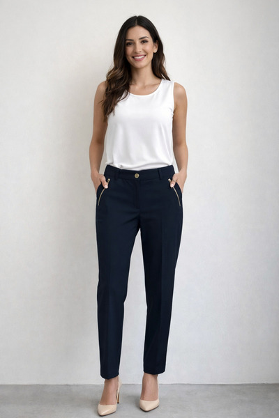 LEVİVA Zipper Pocket Detailed Trousers