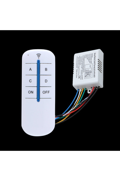 Tek-İş Kablosuz Uzaktan Kumandalı 4'lü Aydınlatma Kontrol Modülü