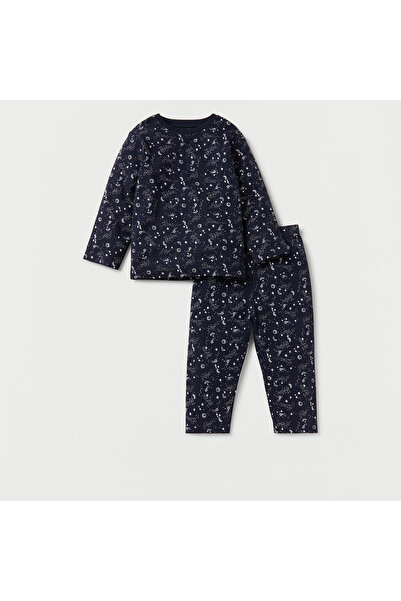 Juniors All-Over Print T-shirt and Pyjama Set