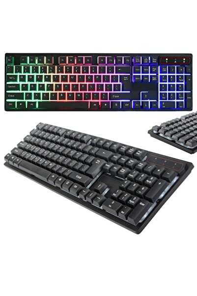 verk group Gaming Keyboard Verk Group, LED RGB, Splash Resistant, Black
