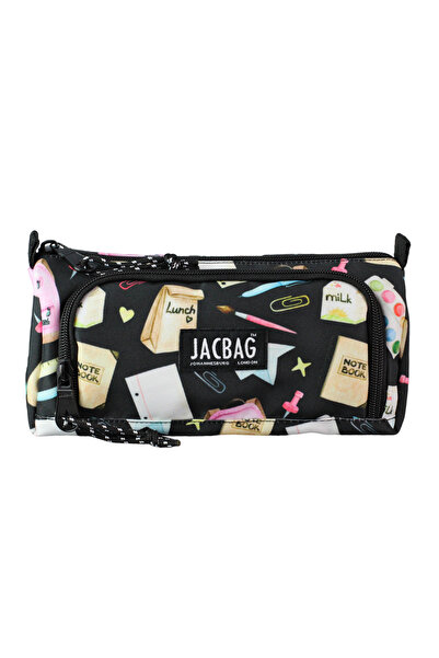 Jacbag Prime XL-Lastik Ayraçlı İki Bölmeli Kalem Kutusu