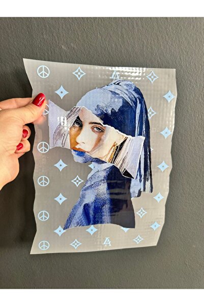 Gönülden Tasarım Iron-On Transfer Printing with Girl Image Arma 26X19 cm