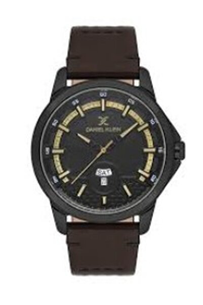 Daniel Klein Dk.1.13737-5 Brown Erk with 5 Atm Water Resistance Leather Strap...
