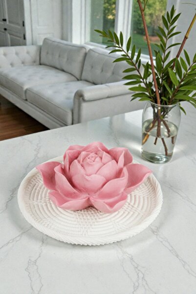 LALEZEN HOME ESANS HEDİYELİ STANTLI DEV LOTUS ÇİÇEĞİ