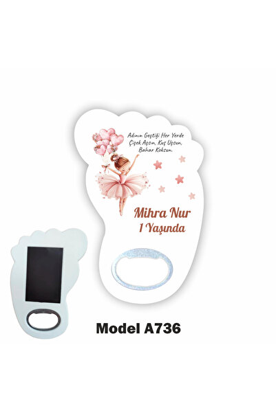 Nar Promosyon 30 Adet Mıknatıslı Ayak Açacak Magnet - Yanında Ambalaj Hediyel...