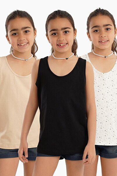 CARINA مجموعة من 3 قطع علوية أساسية للبنات