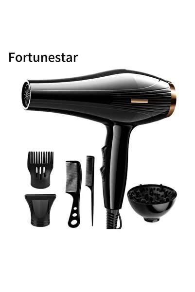 Fortunestar مجفف شعر أيوني 6 في 1، مجفف شعر احترافي للاستخدام في الصالونات، م...