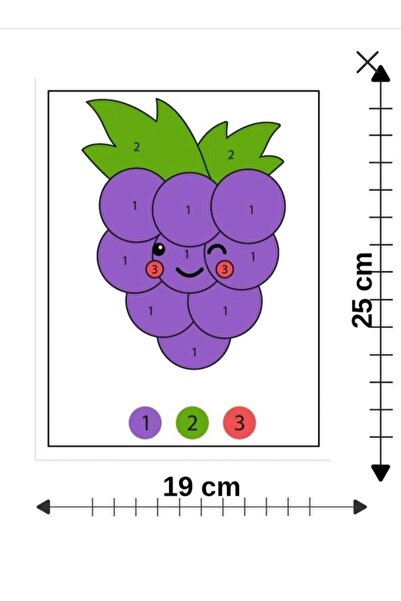NETWORK ART Ahşap Sayılarla Boyama No27 Okul Dıy Etkinlik Aktivite Sanat 25 x...