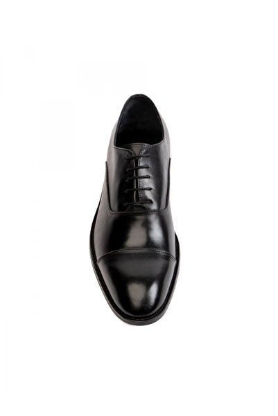 Evanto Shoes Pantofi de piele pentru bărbați Oxford textured Black