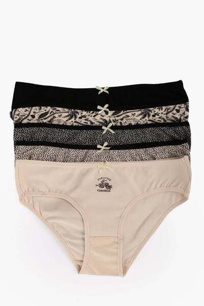 CARINA Pack of 5 colorful bikini panties