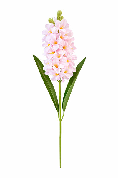 OEM Elegant artificial hyacinth, delicate pink, 31 flowers and 9 buds, 75 cm