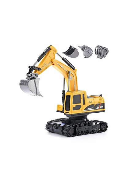 scntoys Uzaktan Kumandalı Şarjlı Full Fonksiyonlu İnşaat Ekskavatör Oyuncak 4...