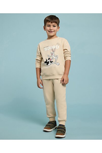 R&B Looney Tunes Print Sweatsuit Set