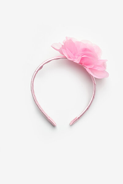 Le Mabelle Pink Rose Detailed Girl's Crown