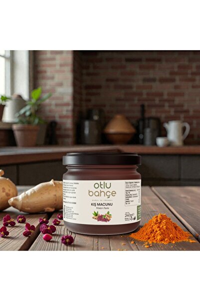 Otlu Bahçe Zerdeçallı, Zencefilli, Hibisküslü Kış Macunu 240g