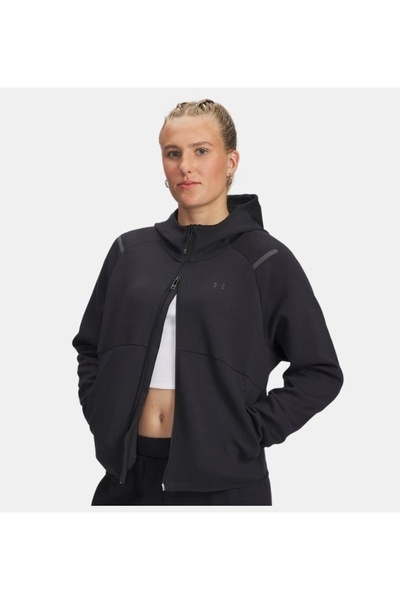Under Armour Unstoppable Fleece Full Zip Siyah Kadın Mont