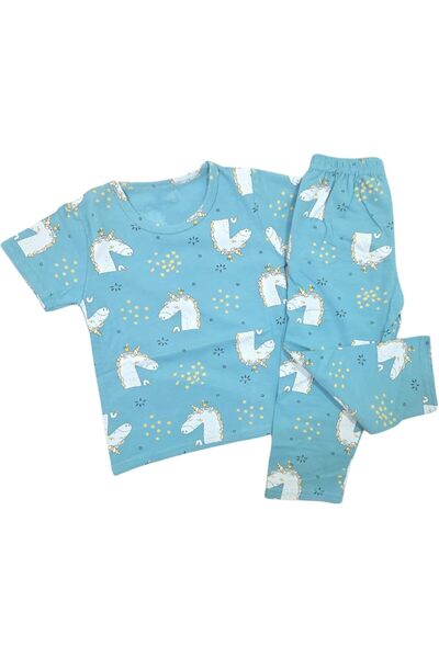 MINII MODZ Pony Parade Sleepwear Pyjama Set – Kids Nightsuit Top & Bottom Set...