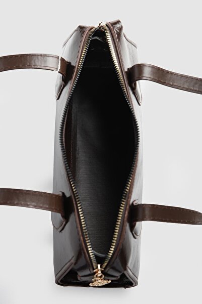 Store Jaxe Model Rugan Kadın Baget Çanta