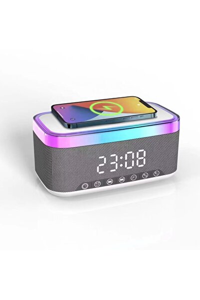 gaman Kablosuz Bluetooth Hoparlör - Üstten Telefon Şarj Özellikli, RGB Tasarı...