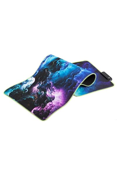 OEM Mousepad profesional pentru gaming, multicolor, antiderapant, cu LED