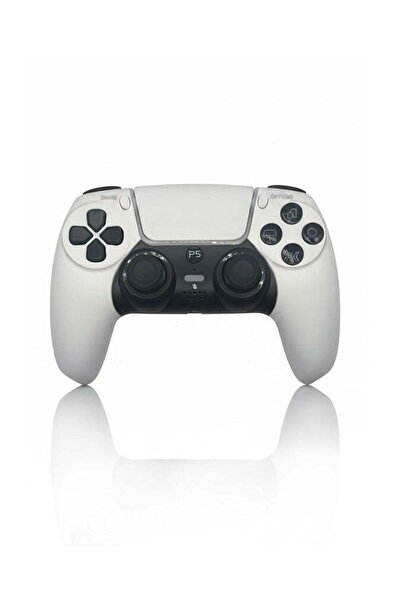Generic وحدة تحكم ألعاب لاسلكية لجهاز بلاي ستيشن 5 - أبيض