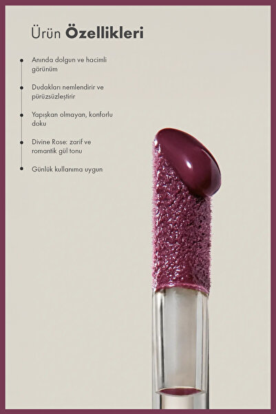 Farmasi Tinted Lip Plumper Dolgunlaştırı Etkili Gloss | 07 Divine Rose