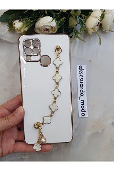 Aksesuarda Moda حافظة لامعة متوافقة مع INFINIX HOT 10T مقطوعة بالليزر على شكل...