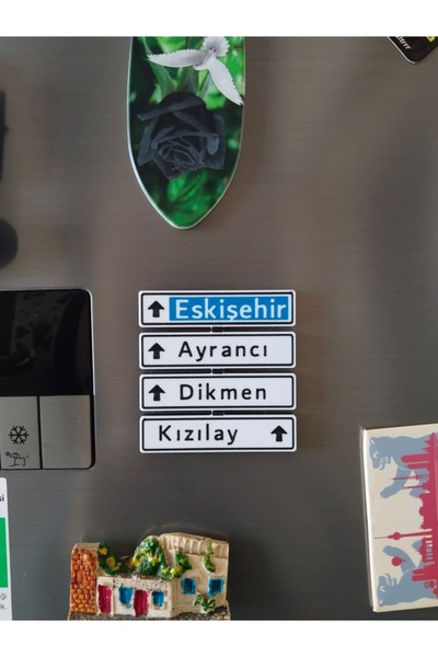 LEMON3D Kızılay Tabelası Buzdolabı Magneti