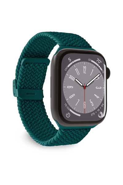 Puro "LOOP" Elasticized Nylon watch band for Apple Watch 38-40-41mm, dark green