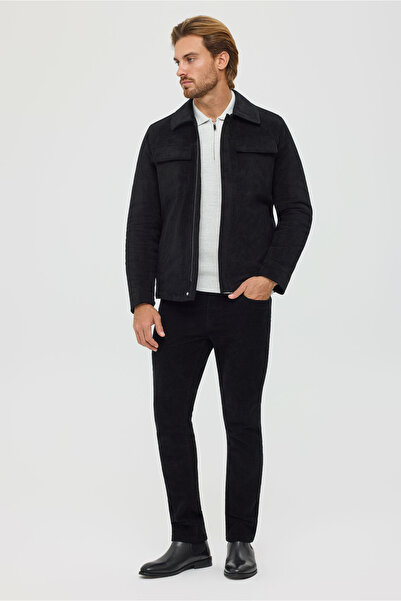 ACTUAL Erkek Slim Fit Premium Kadife Mont 6066