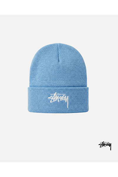 Tresore قبعة ستويسي المطرزة باللون الأزرق الفاتح للأطفال / قبعة ستويسي المطرز...