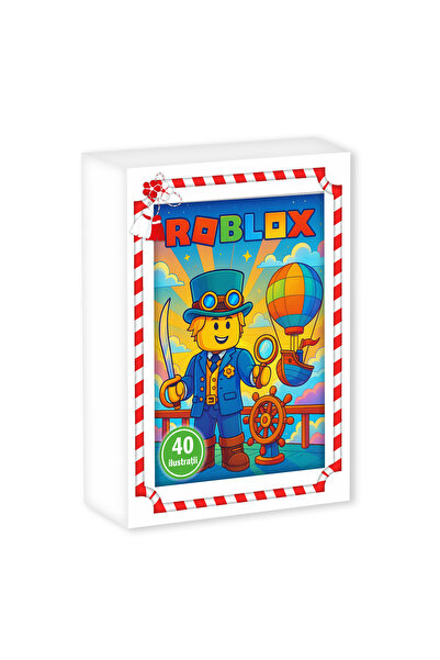 Legendary Gifts Martisor de colorat, format A6 in cutie, model: Roblox