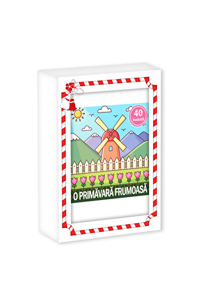 Legendary Gifts Martisor de colorat, format A6 in cutie, model: O primavara f...