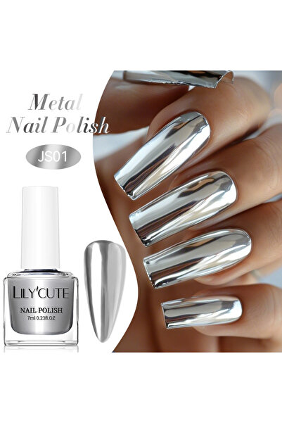 Born Pretty Lillycute Metalik Gri Normal Oje 7 ml