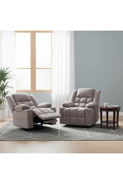 DEC4 Luxuriously designed rotating rocking recliner available in multiple colors