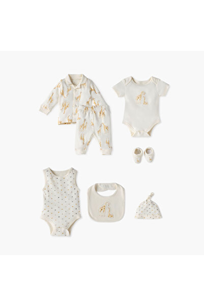 Juniors Giraffe Print 8-Piece Clothing Set