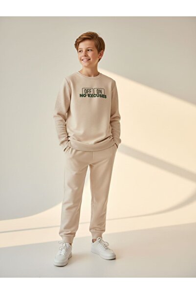 Lily and Co Ecru Men's Sweatshirt
