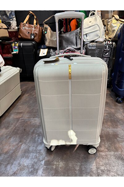 gözdebags Kabin boy krem valiz