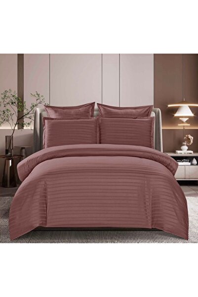 Sky Home Premium Damask Bed Linen - 6 Pieces, Fitted Sheet, 180x200x25 cm