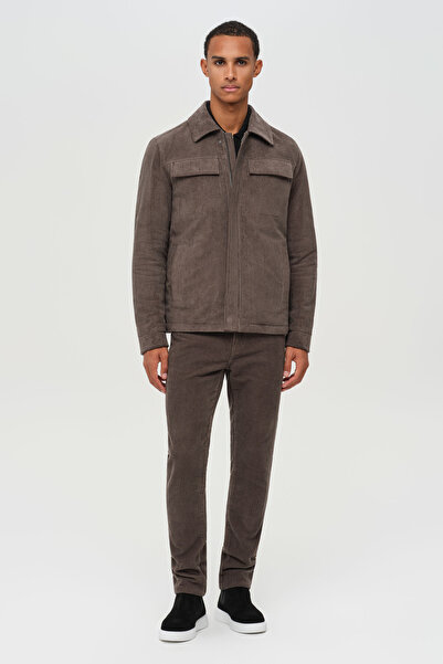 ACTUAL Erkek Slim Fit Premium Kadife Mont 6066