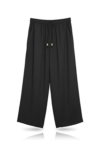 Quzu Women's Canvas Pants Pnt00253 Black
