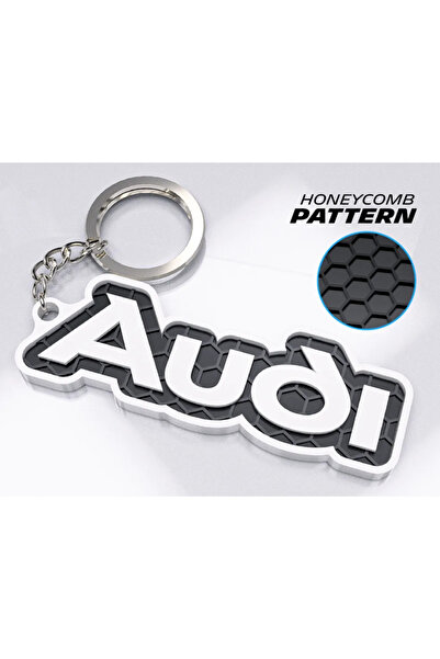 HİDRODEN Audi Written Car Key Chain - Auto Key Chain