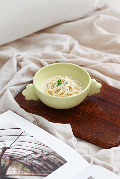 SİNEM YAMAN HOME Bulut Sari 10 cm Ceramic Bowl / Handmade Ceramic Snack Bowl ...